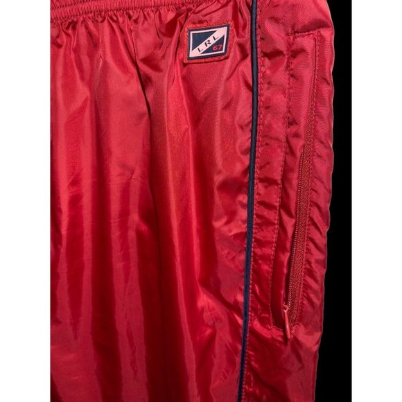 Ralph Lauren LRL RED Windbreaker L Jacket M Pants Suit Nylon Sweat Track Set - Picture 8 of 15